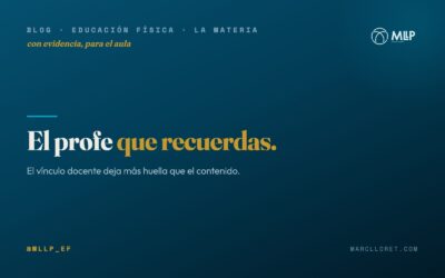 El profe que recuerdas